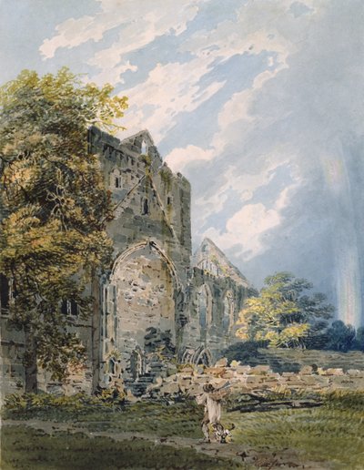Pluscardine Abbey, Elgin by Thomas Girtin